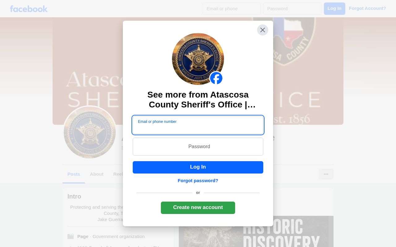 Official Atascosa County public notice source for released inmate photo research